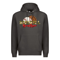 Smoke baseball brother Premium Hoodie - BundleAndBundleShop