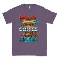 Lavender give me coffee and jesus Classic Tee - BundleAndBundleShop