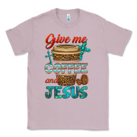 Lilac give me coffee and jesus Classic Tee - BundleAndBundleShop