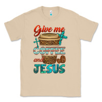 Mushroom give me coffee and jesus Classic Tee - BundleAndBundleShop