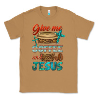 Toasted Coconut give me coffee and jesus Classic Tee - BundleAndBundleShop