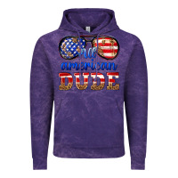 Cloud Purple all american dude Vintage Hoodie - texasbilliewilder