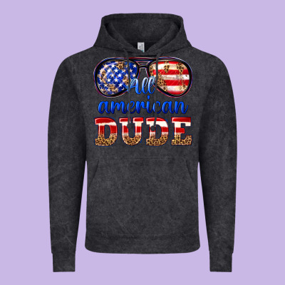 Vintage Hoodie all american dude