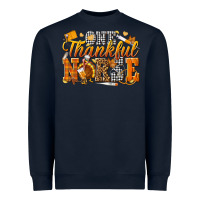 Navy one thankful nurse Heavyweight Sweatshirt - texasbilliewilder