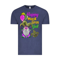 Vintage Denim happy mardi gras y'all Vintage Tee - BarkalooDesign