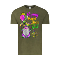 Vintage Olive happy mardi gras y'all Vintage Tee - BarkalooDesign