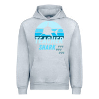 Heather Grey Teacher Shark Doo Urban Hoodie - Bettercallsaul