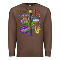 Chestnut new orleans mardi gras streets Premium Sweatshirt - MaliasSmallBusiness