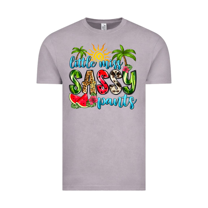 Little Miss Sassy Pants Vintage Tee by Zillion Design Studio | Teevron