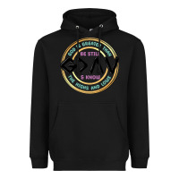 Black be still and know Heavyweight Hoodie - MaliasSmallBusiness