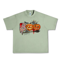 Oil Green boo Urban Heavy Tee - CowhideDigitalArt