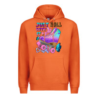 Carrot just roll with it Premium Hoodie - BundleAndBundleShop