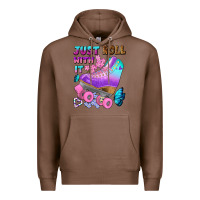 Chestnut just roll with it Premium Hoodie - BundleAndBundleShop