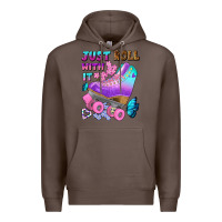 Coffee just roll with it Premium Hoodie - BundleAndBundleShop