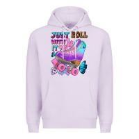 Lilac just roll with it Premium Hoodie - BundleAndBundleShop