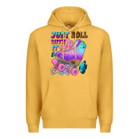 Mustard just roll with it Premium Hoodie - BundleAndBundleShop