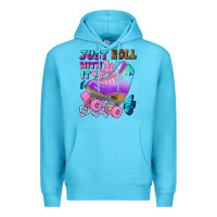 Ocean Blue just roll with it Premium Hoodie - BundleAndBundleShop