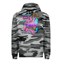 Slate Camo just roll with it Premium Hoodie - BundleAndBundleShop