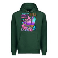 Sports Green just roll with it Premium Hoodie - BundleAndBundleShop