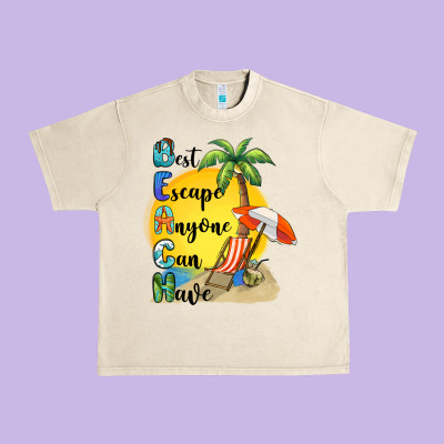 Best Escape Anyone Can Have Urban Heavy Tee Designed By Barkaloodesign