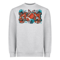 Heather Grey mom american football Heavyweight Sweatshirt - Zillion Design Studio