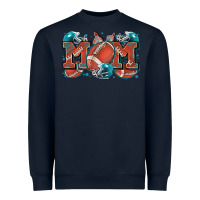 Navy mom american football Heavyweight Sweatshirt - Zillion Design Studio