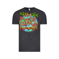 Vintage Black hot girl summer Vintage Tee - Zillion Design Studio