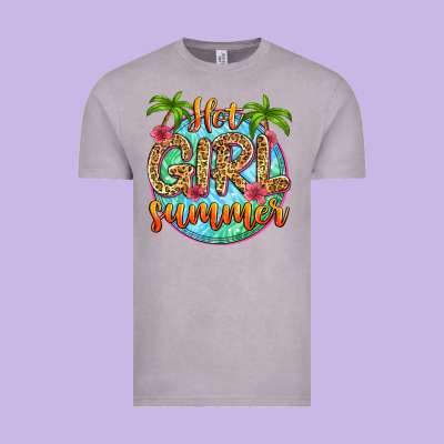 Hot Girl Summer Vintage Tee Designed By Zillion Design Studio