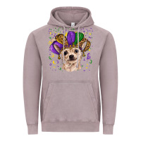 Vintage Zinc mardi gras hat chihuahua Vintage Hoodie - RanaPortraitStore
