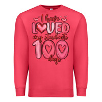 Cardinal i have loved my students 100 days Premium Sweatshirt - MaliasSmallBusiness