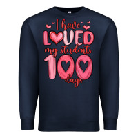 Navy i have loved my students 100 days Premium Sweatshirt - MaliasSmallBusiness