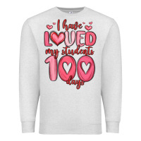 Oatmeal Heather i have loved my students 100 days Premium Sweatshirt - MaliasSmallBusiness