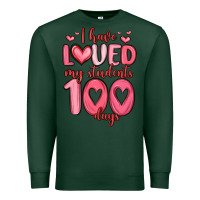 Sports Green i have loved my students 100 days Premium Sweatshirt - MaliasSmallBusiness