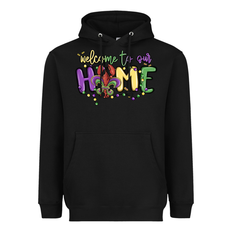 Welcome To Our Home Heavyweight Hoodie by MaliasSmallBusiness | Teevron