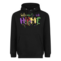 Black welcome to our home Heavyweight Hoodie - MaliasSmallBusiness