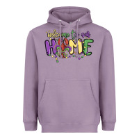 Lavender welcome to our home Heavyweight Hoodie - MaliasSmallBusiness