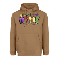 Toasted Coconut welcome to our home Heavyweight Hoodie - MaliasSmallBusiness