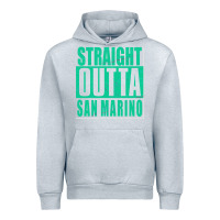 Heather Grey Straight Outta San Marino Urban Hoodie - Bettercallsaul