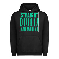 Pigment Black Straight Outta San Marino Urban Hoodie - Bettercallsaul