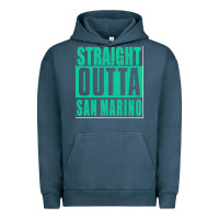 Pigment Midnight Navy Straight Outta San Marino Urban Hoodie - Bettercallsaul