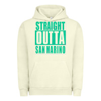 Pigment Pistachio Straight Outta San Marino Urban Hoodie - Bettercallsaul