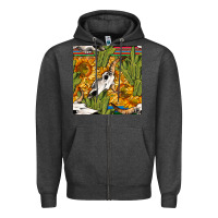 Charcoal Heather western bull skull seamless pattern Zipper Hoodie - BundleAndBundleShop