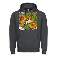 Smoke western bull skull seamless pattern Zipper Hoodie - BundleAndBundleShop