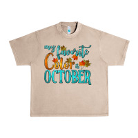 French Oak my favorite color is october Urban Heavy Tee - HRA Design Shop