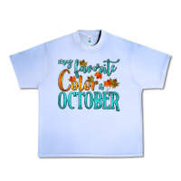 Grape Ice my favorite color is october Urban Heavy Tee - HRA Design Shop