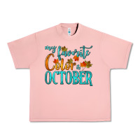 Salmon my favorite color is october Urban Heavy Tee - HRA Design Shop
