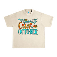 Sandshell my favorite color is october Urban Heavy Tee - HRA Design Shop