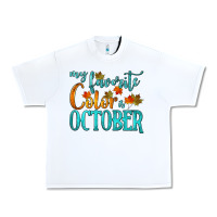 White my favorite color is october Urban Heavy Tee - HRA Design Shop