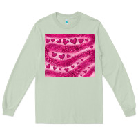 Matcha pink glitter heart Long Sleeve Tee - JahusDesignShop