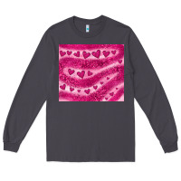 Smoke pink glitter heart Long Sleeve Tee - JahusDesignShop